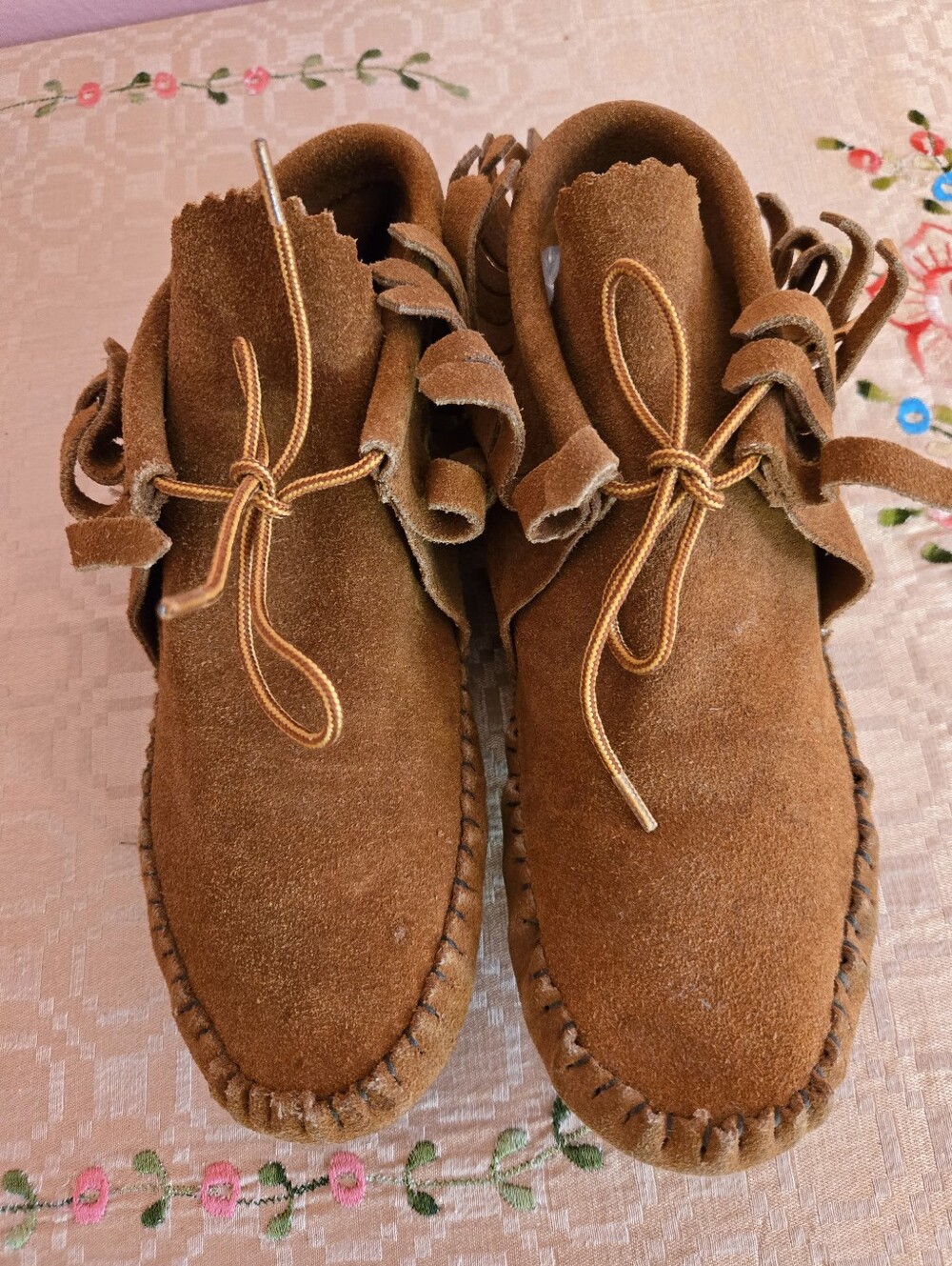Taos Suede Moccasins